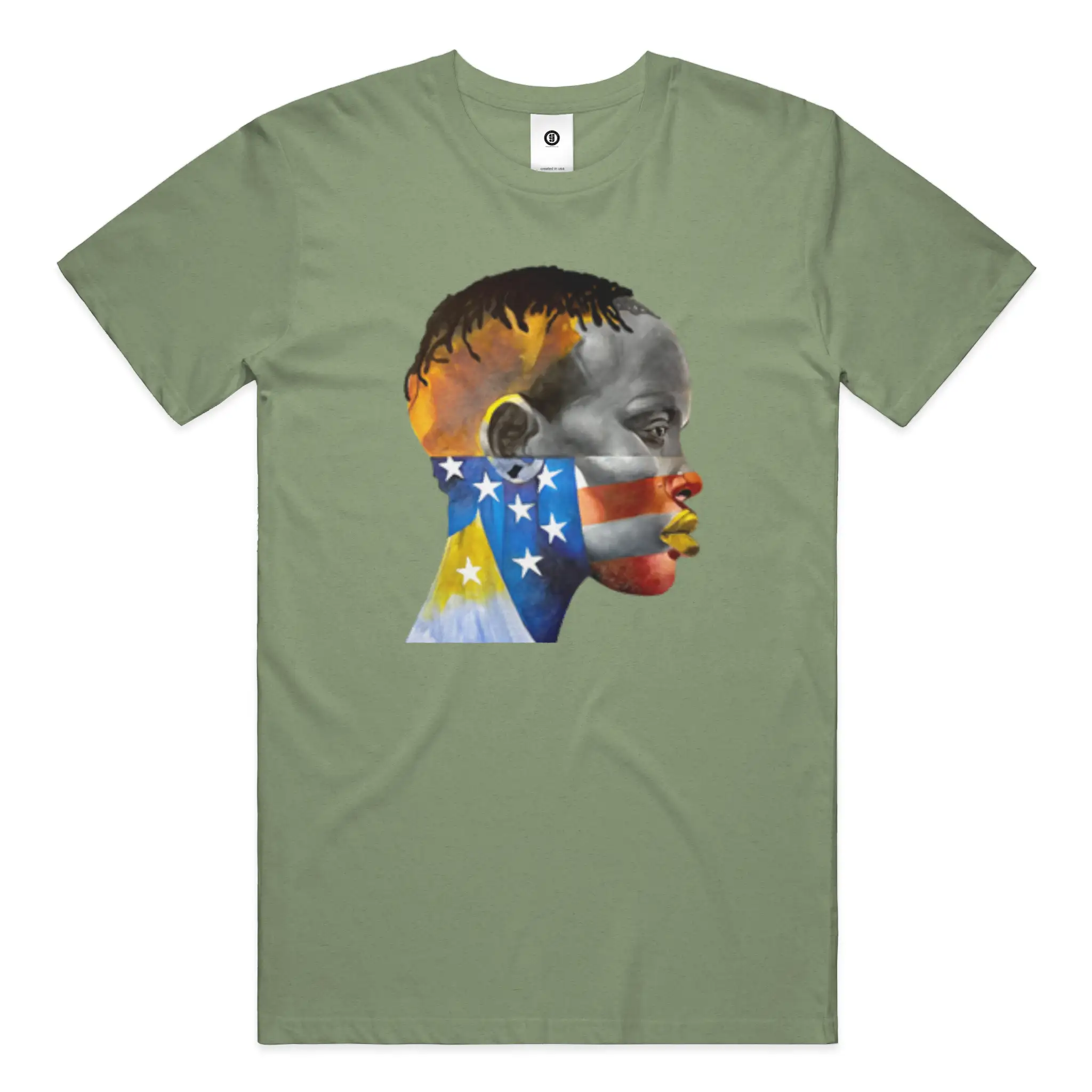 military green triblend