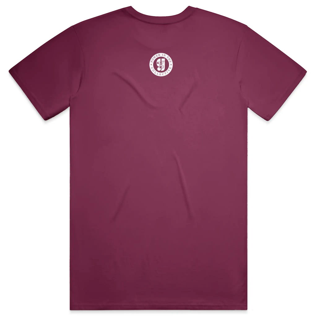 maroon | Seeing Stars - Cotton T-Shirt