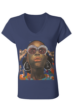 Seeing Stars V-Neck Ladies T-Shirt