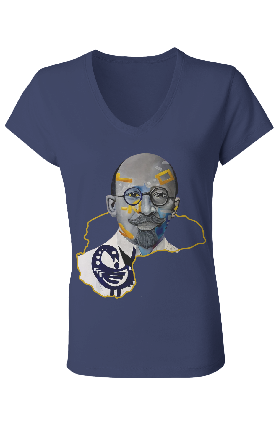 Keep it Ghana Du Bois Ladies V-Neck T-Shirt
