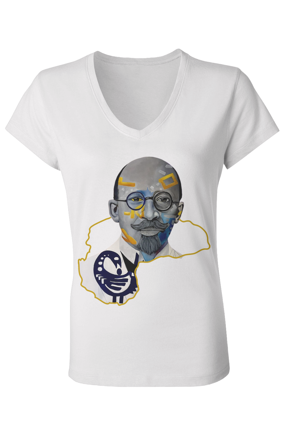 Keep it Ghana Du Bois Ladies V-Neck T-Shirt