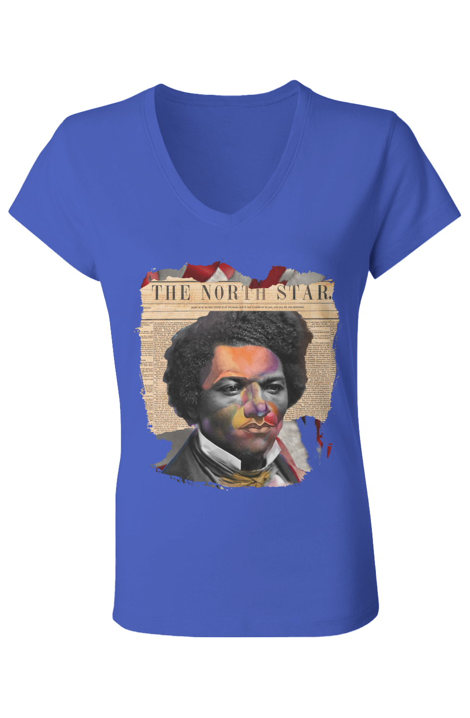 A Lion -- Ladies V Neck T-Shirt