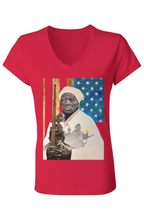 Moses's Fight for Freedom Ladies V-Neck T-Shirt