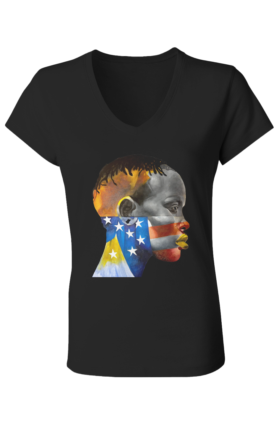 Determination Ladies V-Neck T-Shirt