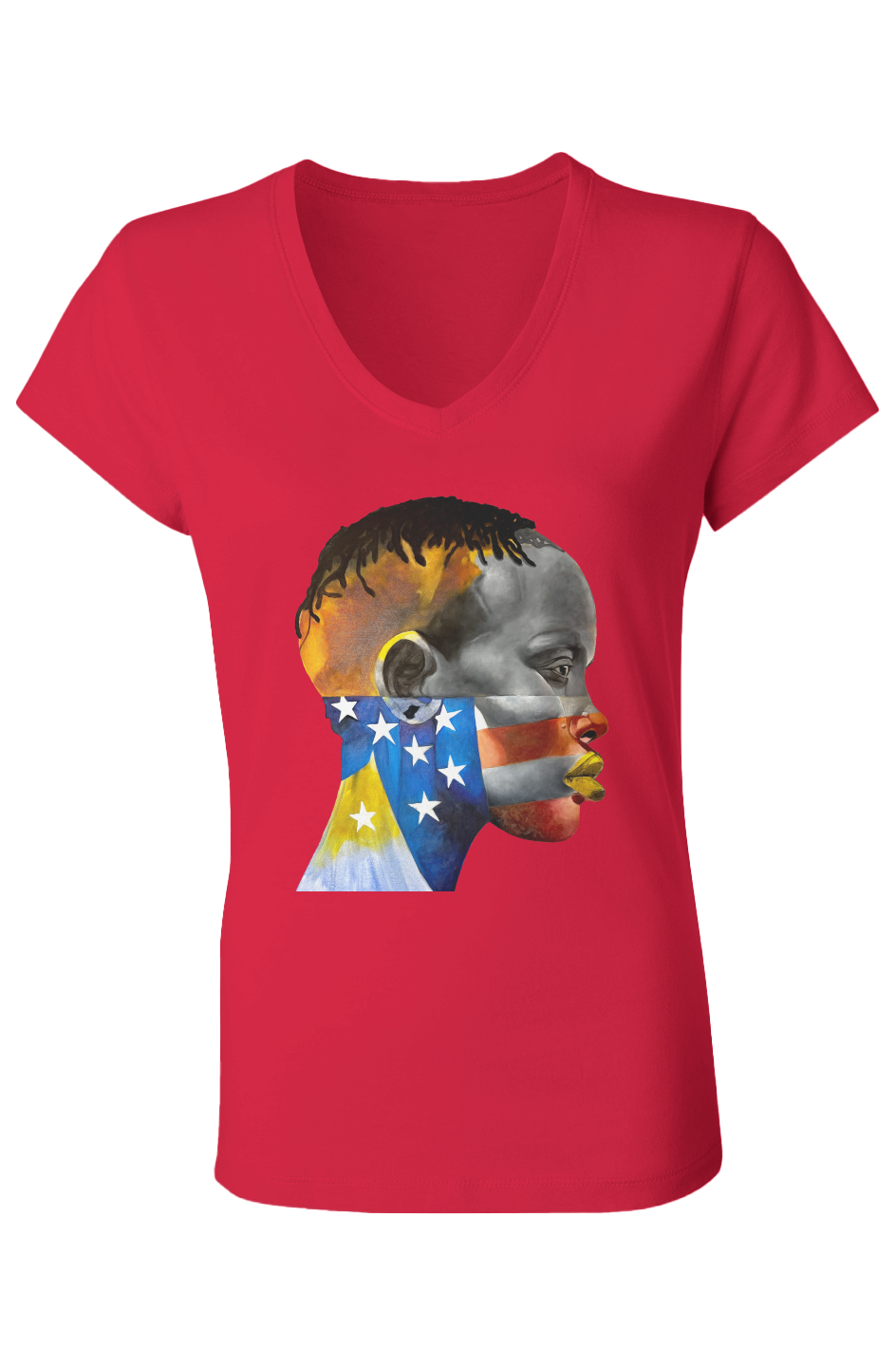 Determination Ladies V-Neck T-Shirt