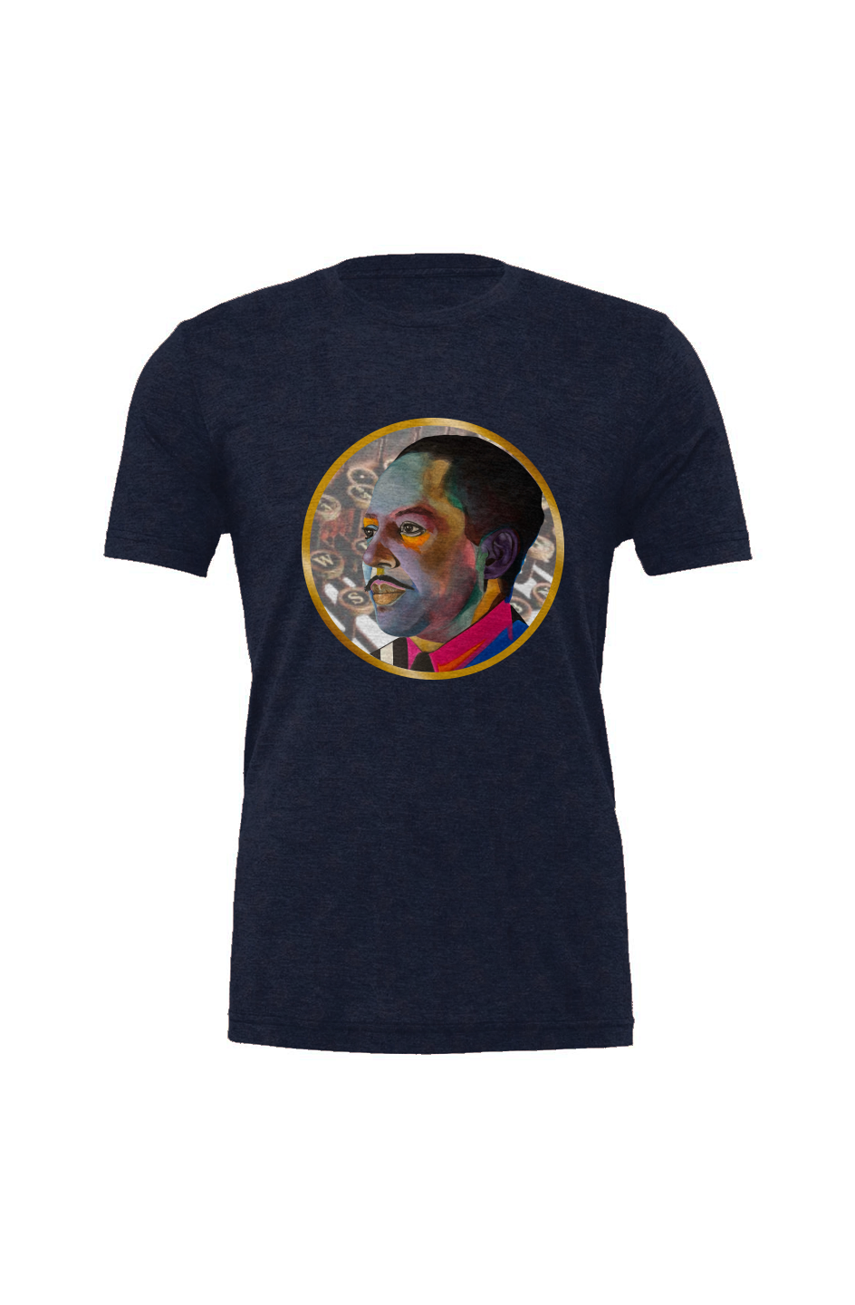 G&G Collective Langston Hughes Triblend T-Shirt | Black Poet Apparel | Black Co-Owned