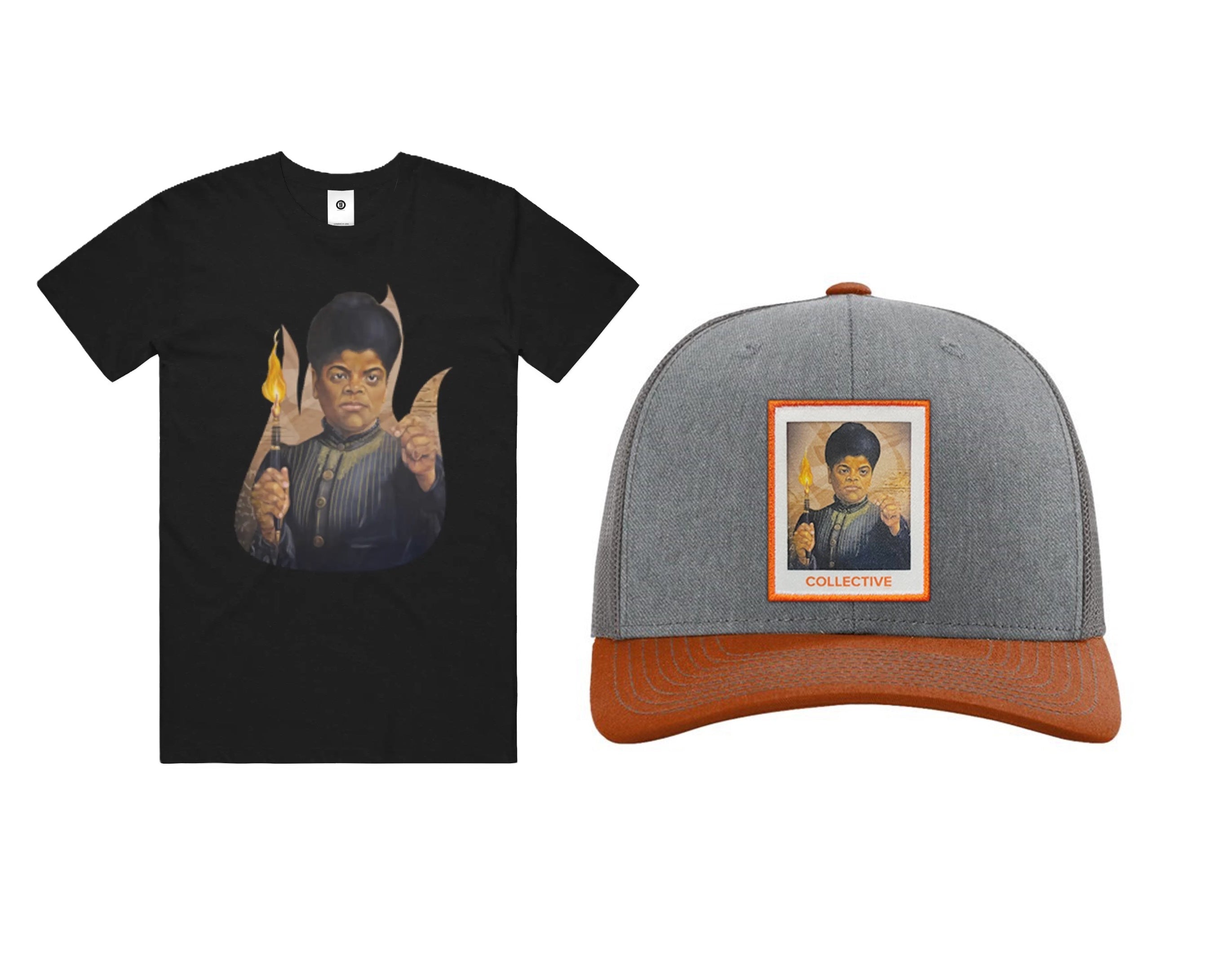 Ida B. Wells T-Shirt and Hat Bundle